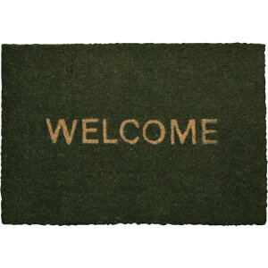 萩原 泥落とし 屋外玄関マット お洒落なココマット ウェルカム 450×650 【品番:240003100】