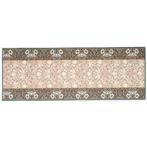 萩原 廊下敷き タフトプリント エレガンス グリーン 67×440 【品番:240616736】