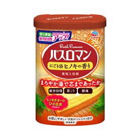 アース製薬　バスロマン にごり浴ヒノキの香り　【品番：4901080579416】