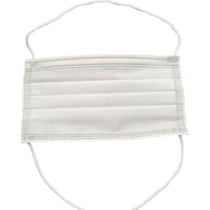 エブノ EBUNO メガクリーンマスク3PLYオーバーヘッドホワイト(50枚入) 【品番:871】□