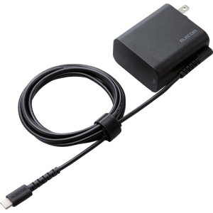 �G���R���iELECOM�j�@�m�[�gPC�pAC�A�_�v�^�[�@Type�|C�@USB�@PD�Ή��@45W�@�P�[�u����́@1�D8m�@�u���b�N�@�y�i�ԁFACDC-PD2545BK�z