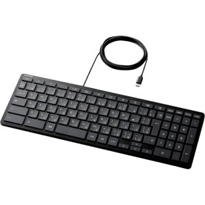 �G���R���iELECOM�j�@�L���L�[�{�[�h�@�p���^�O���t���@�R���p�N�g�@WWCB�F�؁@USB�@Type�|C�@�R�ہ@�u���b�N�@�y�i�ԁFTK-CB01UPKBK�z