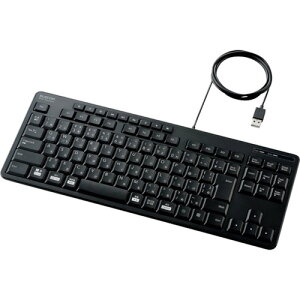 �G���R���iELECOM�j�@�R���p�N�g�L�[�{�[�h�@�L���@�É��݌v�@�R�ہ@�u���b�N�@�y�i�ԁFTK-FCM113SKBK�z