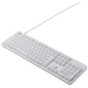 �G���R���iELECOM�j�@���J�j�J���L�[�{�[�h�@�L���@USB�@Type�|C���E���@�t���T�C�Y�@�����@�z���C�g�@�y�i�ԁFTK-MC50UKTWH�z