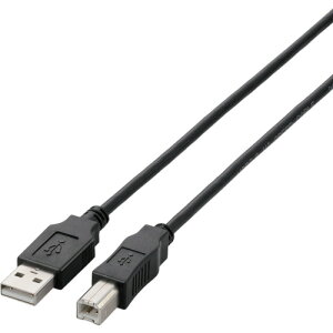 �y���[���֑Ή��z�G���R���iELECOM�j�@USB2�D0�P�[�u���@A�|B�^�C�v�@�m�[�}���@1�D5m�@�u���b�N�@�y�i�ԁFU2C-BN15BK�z