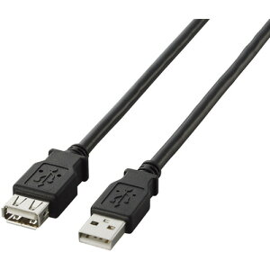 �y���[���֑Ή��z�G���R���iELECOM�j�@EURoHS�w�ߏ���USB2�D0���������P�[�u��2�D0m�u���b�N�@�y�i�ԁFU2C-E20BK�z