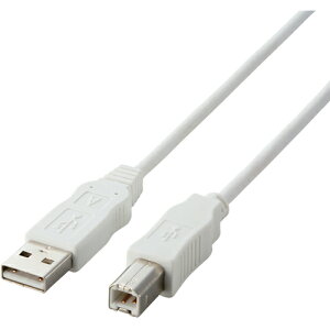 �y���[���֑Ή��z�G���R���iELECOM�j�@EURoHS�w�ߏ���USB2�D0�P�[�u��5�D0m�z���C�g�@�y�i�ԁFUSB2-ECO50WH�z
