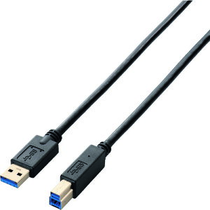 �G���R���iELECOM�j�@USB3�D0�P�[�u���@A�|B�^�C�v�@�X�^���_�[�h�@2�D0m�@�u���b�N�@�y�i�ԁFUSB3-AB20BK�z