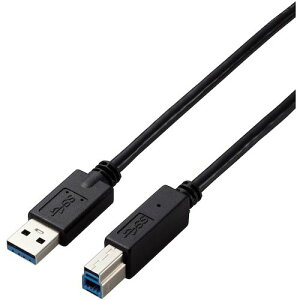 �y���[���֑Ή��z�G���R���iELECOM�j�@USB3�D0�P�[�u���@A�|B�^�C�v�@�d�l�Œ�@2m�@�u���b�N�@�y�i�ԁFUSB3-AB20BK/ID�z
