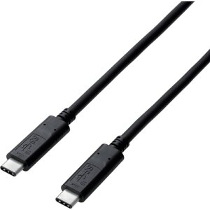 �G���R���iELECOM�j�@USB3�D1�P�[�u���@C�|C�^�C�v�@�F�ؕi�@0�D5m�@�u���b�N�@�y�i�ԁFUSB3-CC5P05NBK�z