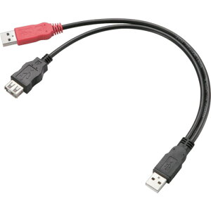 �y���[���֑Ή��z�G���R���iELECOM�j�@�_�u���p���[USB2�D0�P�[�u���@A�|A�^�C�v�@0�D6m�@�u���b�N�@�y�i�ԁFUSB-AAE5DPBK�z