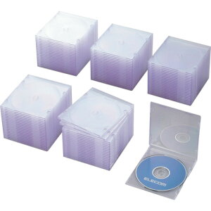 �G���R���iELECOM�j�@CD�EDVD�EBlu�|ray�X�����v���P�[�X�@1�����[�N���A100�����@�y�i�ԁFCCD-JSCS100CR�z