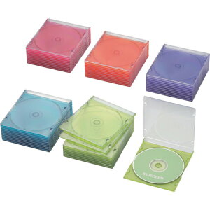 �G���R���iELECOM�j�@CD�EDVD�EBlu�|ray�X�����v���P�[�X�@1�����[�A�\�[�g50�����@�y�i�ԁFCCD-JSCS50ASO�z