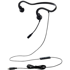 �G���R���iELECOM�j�@�L���w�b�h�Z�b�g�@���`���@USB�@Type�|C�@������t���@�u���b�N�@�y�i�ԁFHS-BC05CBK�z