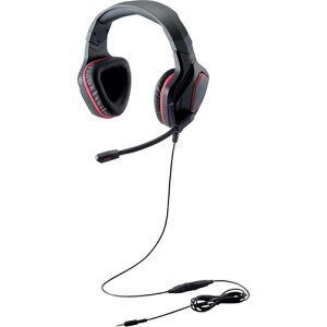 �G���R���iELECOM�j�@�Q�[�~���O�w�b�h�Z�b�g�@�����I�[�o�[�w�b�h�@FPS�����@4��3�D5mm�@2�D0m�@�u���b�N�@�y�i�ԁFHS-G50BK�z