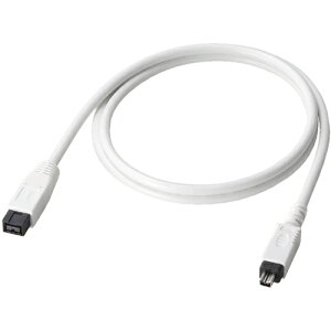 �y���[���֑Ή��z�G���R���iELECOM�j�@IEEE1394b�^FireWire�P�[�u���@�z���C�g�@�y�i�ԁFIE-941WH�z