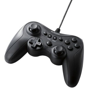 �G���R���iELECOM�j�@�Q�[���p�b�h�@�L���@Xinput�@Xbox�n�@�A�ˁ@�X�e�B�b�N���[�h�ؑց@�y�ʁ@�u���b�N�@�y�i�ԁFJC-GP20XBK�z