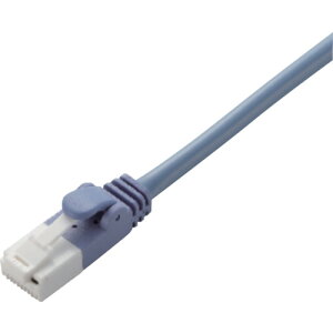 �G���R���iELECOM�j�@�c���܂�h�~�N���XLAN�P�[�u���@CAT5E�Ή��@5m�@�u���[�@�y�i�ԁFLD-CTXT/BU50�z