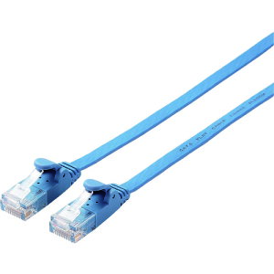 �y���[���֑Ή��z�G���R���iELECOM�j�@�J�e�S���[6�Ή�LAN�P�[�u���i�t���b�g�j�@1m�@�u���[�@�y�i�ԁFLD-GF2/BU1�z