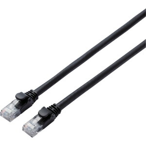 �y���[���֑Ή��z�G���R���iELECOM�j�@�J�e�S���[6A�Ή�LAN�P�[�u���@�X�^���_�[�h�@1m�@�u���b�N�@�y�i�ԁFLD-GPA/BK1�z