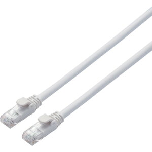 �G���R���iELECOM�j�@�J�e�S���[6A�Ή�LAN�P�[�u���@�X�^���_�[�h�@10m�@�z���C�g�@�y�i�ԁFLD-GPA/WH10�z