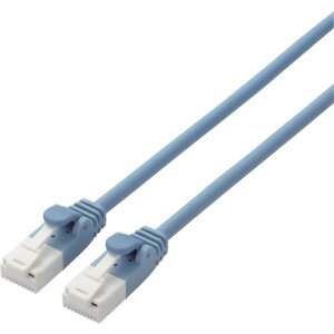 �y���[���֑Ή��z�G���R���iELECOM�j�@�ܐ܂�h�~���炩LAN�P�[�u��CAT6A�����@1�D5m�@�u���[�@�y�i�ԁFLD-GPAYT/BU15�z