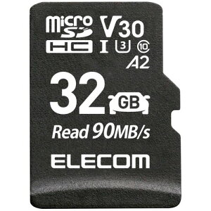 �G���R���iELECOM�j�@microSDHC�J�[�h�@�ԍڗp�@���ϋv�@UHS�|I�@32GB�@�y�i�ԁFMF-DRMR032GU13�z