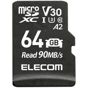 �G���R���iELECOM�j�@microSDXC�J�[�h�@�ԍڗp�@���ϋv�@UHS�|I�@64GB�@�y�i�ԁFMF-DRMR064GU13�z