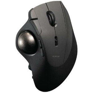 �G���R���iELECOM�j�@�g���b�N�{�[���}�E�X�@�L���@2�D4Ghz�����@Bluetooth�@36mm�{�[���@10�{�^���@�u���b�N�@�y�i�ԁFM-IPT10MRSBK�z