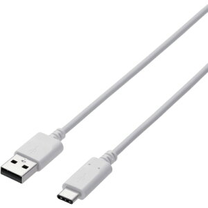 �y���[���֑Ή��z�G���R���iELECOM�j�@USB�P�[�u���i�F�ؕi�EA�|C�j�@1�D0m�@�z���C�g�@�y�i�ԁFMPA-AC10NWH�z