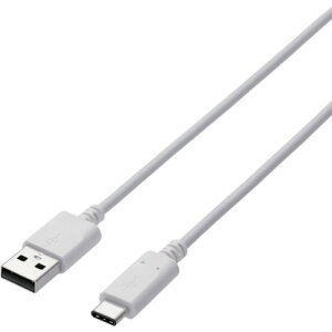 �y���[���֑Ή��z�G���R���iELECOM�j�@USB�P�[�u���i�F�ؕi�EA�|C�j�@1�D5m�@�z���C�g�@�y�i�ԁFMPA-AC15NWH�z