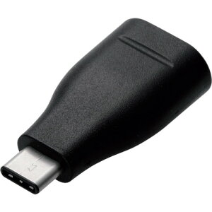 �y���[���֑Ή��z�G���R���iELECOM�j�@USB3�D1�A�_�v�^�iType�|C�|Standard�|A�j�@�u���b�N�@�y�i�ԁFMPA-AFCMADBK�z