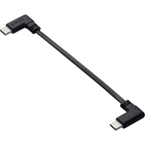 �y���[���֑Ή��z�G���R���iELECOM�j�@USB�@Type�|C�@to�@C�P�[�u���@�t���b�g�@L���@�[�d��p�@USB�@PD�@60W�@0�D1m�@�u���b�N�@�y�i�ԁFMPA-CCLL01BK�z