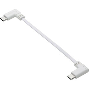 �y���[���֑Ή��z�G���R���iELECOM�j�@USB�@Type�|C�@to�@C�P�[�u���@�t���b�g�@L���@�[�d��p�@USB�@PD�@60W�@0�D1m�@�z���C�g�@�y�i�ԁFMPA-CCLL01WH�z