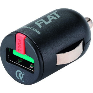 �y���[���֑Ή��z�G���R���iELECOM�j�@���R���p�N�g�ԍڏ[�d��iQuick�@Charge3�D0�j�@�u���b�N�@�y�i�ԁFMPA-CCUQ03BK�z