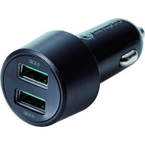 �G���R���iELECOM�j�@�ԍڏ[�d��iQuick�@Charge3�D0�E36W�E2�|�[�g�j�@�y�i�ԁFMPA-CCUQ05BK�z