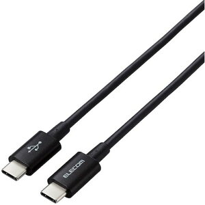 �y���[���֑Ή��z�G���R���iELECOM�j�@USB�@Type�|C�@to�@Type�|C�P�[�u���@PD�Ή��@���炩�ϋv�@0�D3m�@�u���b�N�@�y�i�ԁFMPA-CCYS03NBK�z