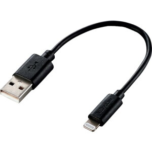 �y���[���֑Ή��z�G���R���iELECOM�j�@Lightning�P�[�u���@�X�^���_�[�h�@0�D1m�@�u���b�N�@�y�i�ԁFMPA-UAL01BK�z