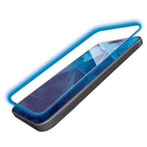 �y���[���֑Ή��z�G���R���iELECOM�j�@iPhone15�p�K���X�t�B�����@�������@�u���[���C�g�J�b�g�@�y�i�ԁFPM-A23AFLGGBL�z