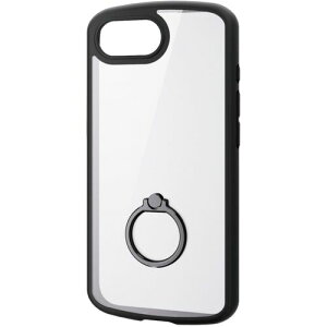 �y���[���֑Ή��z�G���R���iELECOM�j�@�^�t�X�������C�g�P�[�X�@iPhone�@16e�p�@�t���[���J���[�@�w�ʃN���A�@�����O�t�@�u���b�N�@�y�i�ԁFPM-A25STSLFCRBK�z