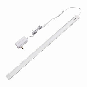 朝日電器(ELPA) LEDスリム&フラットライト 人感センサー(LED多目的灯) 60cm 電球色 【品番:ALT-2060PIR(L)】