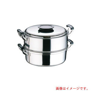 遠藤商事(TKG) PE 18−0丸型蒸器 29cm 2段 【品番:AMS72292】