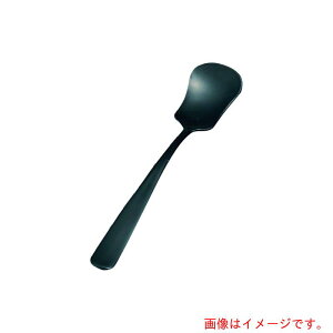 【メール便対応】遠藤商事(TKG) 若泉漆器 アイスクリームスプーン 黒 1−772−17 【品番:OAI0301】