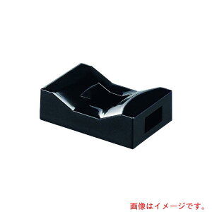 【メール便対応】遠藤商事(TKG) 福井クラフト ブリッジ箸止兼用箸置 黒 60002220 【品番:PHSC702】