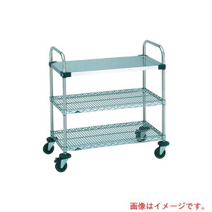 エレクター ERECTA スーパーエレクターカート UTTカート1型 間口759mm×奥行614mm×高さ1072mm 3段 【品番:NUTT3】□