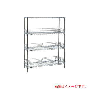 エレクター ERECTA エレクターシェルフ スーパーシリーズ 落下防止ステンレスワイヤーシェルフ W1518mmxD460mmxH1587mm 4段 【品番:SMS1520PS1590W4L4】□