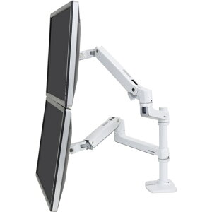 ergotron�@�G���S�g�����W���p���@LX�@�f���A���@���j�^�[�A�[���@�c�^���^�@�z���C�g�@2��ʁ@24�C���`�i6�D4�`18�D1kg�j�܂Ł@VESA�K�i�Ή��@�y�i�ԁF45-492-216�z