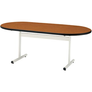 ����H�Ɓ@TOKIO�@�~�[�e�B���O�e�[�u���@TT�|TW�@�ȉ~�^�@1800×750�@�`�[�N�@�y�i�ԁFTT-TW1875R-T�z