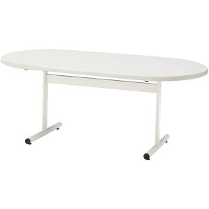 ����H�Ɓ@TOKIO�@�~�[�e�B���O�e�[�u���@TT�|TW�@�ȉ~�^�@1800×750�@�z���C�g�@�y�i�ԁFTT-TW1875R-WH�z