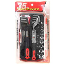 藤原産業　E-Value　ドライバー＆レンチセット EMT-35C　【品番：4977292828284】●